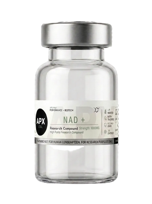 NAD+ 500mg and 1000mg APX Vital research product presentations
